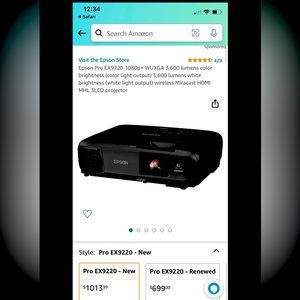 Epson Pro EX9220 1080p